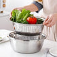 ❄️ Zomerfresh 50% KORTING! 🥗 3-in-1 RVS Keukenset – Mengkom, Vergiet & Rasp In Één