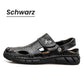 Ademende Comfortabele PU-Lederen Sandalen voor Heren