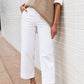 🔥2025 HOT SALE🔥Stretch Twill Cropped Broek met Wijde Pijpen