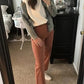 🔥2025 HOT SALE🔥Stretch Twill Cropped Broek met Wijde Pijpen