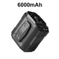 Multifunctionele 6000mAh tailleventilator met 100 standen en zaklamp