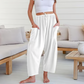 💥Speciale prijs deze week 🎁☀️Dames linnen wijde broek met zakken