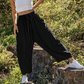 💥Speciale prijs deze week 🎁☀️Dames linnen wijde broek met zakken