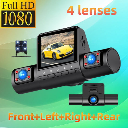 🔥Laatste dag uitverkoop 50% UIT🔥 1080P 4-Kanaals Dashcam met Nachtzicht