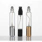 4 Stuks 10 ml Essentiële Olie Rollerverstuiver Fles met Dubbele Kop
