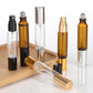 4 Stuks 10 ml Essentiële Olie Rollerverstuiver Fles met Dubbele Kop