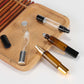4 Stuks 10 ml Essentiële Olie Rollerverstuiver Fles met Dubbele Kop