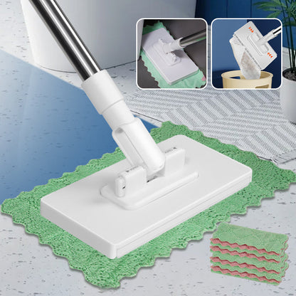 🔥Last Day Sales 50% UIT🔥Disposable Dust Mop met 4 Herbruikbare Doeke