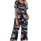 🎁Hot Sale 50% UIT⏳Slaapgoed Set met Gedrukte Top & Broek voor Vrouwen