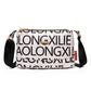 Crossbodytas met meerdere zakken en print voor dames