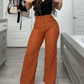 Dames Casual Broek met Hoge Taille