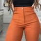Dames Casual Broek met Hoge Taille