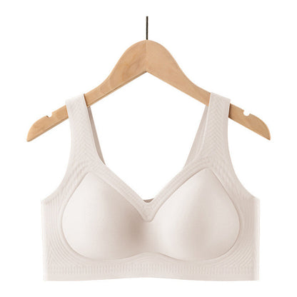 Ademende, zachte en naadloze bh met tanktop-look