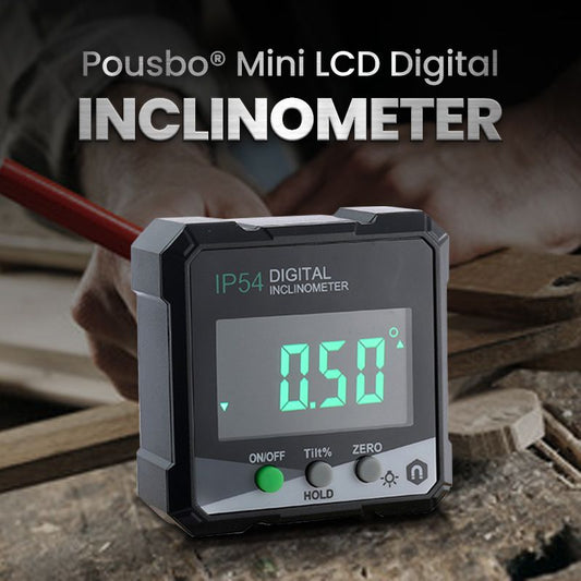🛠️⏰Pousbo® Mini LCD Digitale Hellingshoekmeter