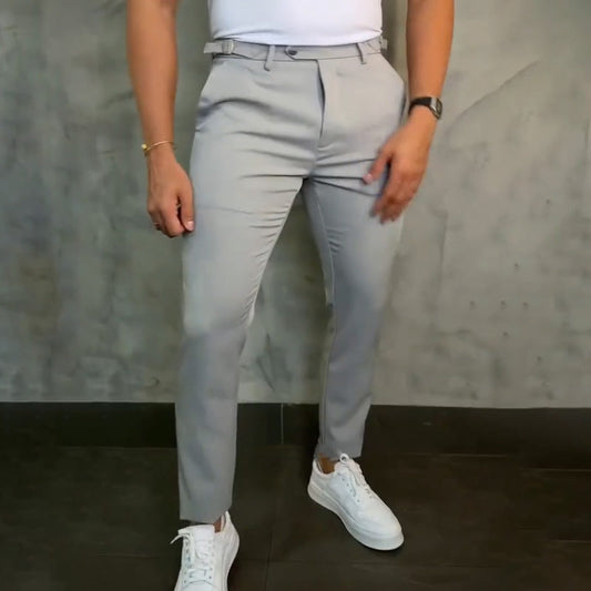 Casual slim fit broek voor heren