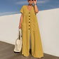💃🌟modische, losse jumpsuit met een V-hals voor vrouwen
