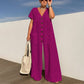 💃🌟modische, losse jumpsuit met een V-hals voor vrouwen