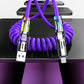 Compacte 4-in-1 intrekbare autolaadkabel
