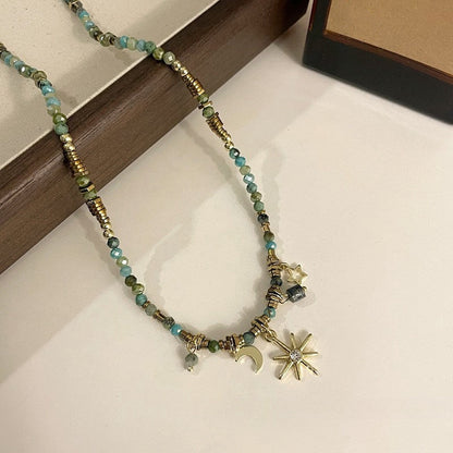 Women's Retro Stacked Layered Collarbone Necklace
