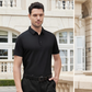 Heren Effen Kleur Korte Mouw Top