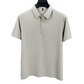 Heren Effen Kleur Korte Mouw Top