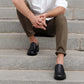 Heren Casual Brede Ademende Instap Loafers