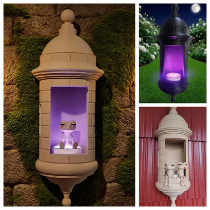 ⏰🎁Retro Kasteeltoren Stijl Wandlamp