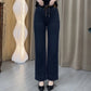 Dames Casual Mode Broek Met Rechte Pijpen