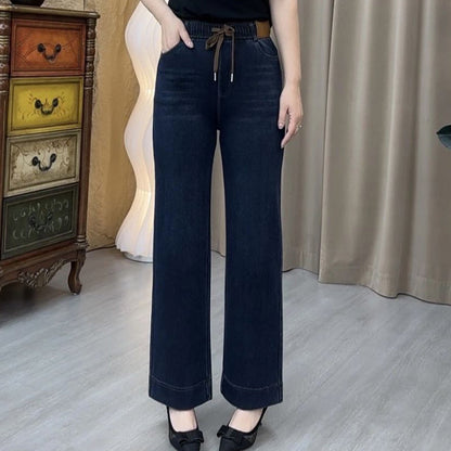 Dames Casual Mode Broek Met Rechte Pijpen