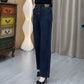 Dames Casual Mode Broek Met Rechte Pijpen