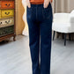 Dames Casual Mode Broek Met Rechte Pijpen