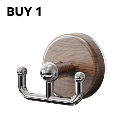 Nieuwe collectie - Laatste kans! Op=op!Multifunctionele Zuignaphaak met Echt Houtnerf – Stijl & Sterkte!