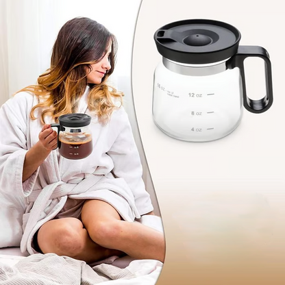 16 oz glazen koffiemok – Koffiepotstijl