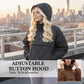 Lichte Waterdichte Gequilte Capuchonsweater voor Dames