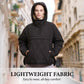 Lichte Waterdichte Gequilte Capuchonsweater voor Dames