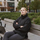Lichte Waterdichte Gequilte Capuchonsweater voor Dames