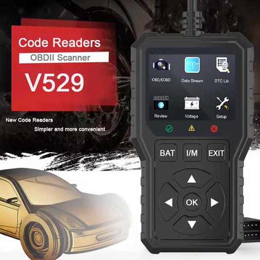 🔥Geavanceerd OBD2-diagnoseapparaat, professionele uitlezer voor motorfoutcodes, ondersteunt resetfuncties en realtime gegevensbewaking.