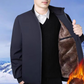 🔥Hot seller🔥Effen kleurige, warme herenjas met rits – 💪Kreukvrij, wind-, regen- en sneeuwbestendig!