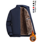 🔥Hot seller🔥Effen kleurige, warme herenjas met rits – 💪Kreukvrij, wind-, regen- en sneeuwbestendig!