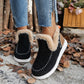 👢 49% KORTING! ❄️ Fleecegevoerde sneeuwlaarzen voor dames - Antislipzool en warme isolatie voor vriesweer 🧊📦