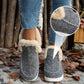 👢 49% KORTING! ❄️ Fleecegevoerde sneeuwlaarzen voor dames - Antislipzool en warme isolatie voor vriesweer 🧊📦