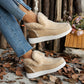 👢 49% KORTING! ❄️ Fleecegevoerde sneeuwlaarzen voor dames - Antislipzool en warme isolatie voor vriesweer 🧊📦