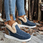 👢 49% KORTING! ❄️ Fleecegevoerde sneeuwlaarzen voor dames - Antislipzool en warme isolatie voor vriesweer 🧊📦