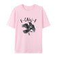 Grappig grafisch T-shirt met kraai
