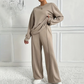 🔥2026 Beperkte tijd 50% korting🔥Dames Set Knusse Top & Broek Met Lange Mouwen