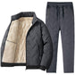 Stijlvolle Warme Tweedelige Set voor Heren (Jas & Broek)