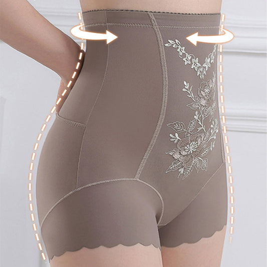 🌸Damesbroekje met delicate borduursels, hoge taille en buikcorrigerende werking