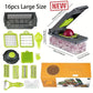 🎊 Set van 16 stuks 🎊 Multifunctionele groente- en fruitsnijder