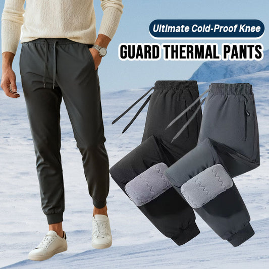 🔥❄️ Ultieme Koudebestendige Thermische Broek met Kniebeschermers – Blijf Warm in Extreme Winter, Stijlvol & Multifunctioneel voor Heren!