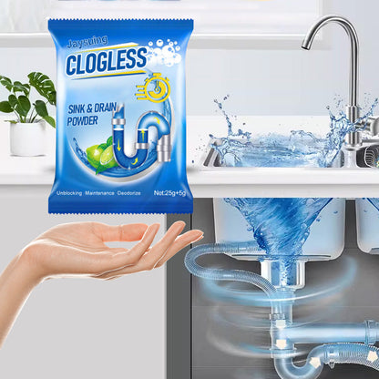 Praktisch & Snel! 🔥 Reinigingspoeder voor Verstoppingen – Ontstop je Gootsteen in Minuten!